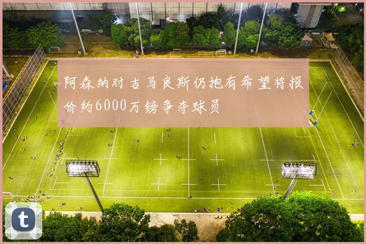 阿森纳对吉马良斯仍抱有希望将报价约6000万镑争夺球员
